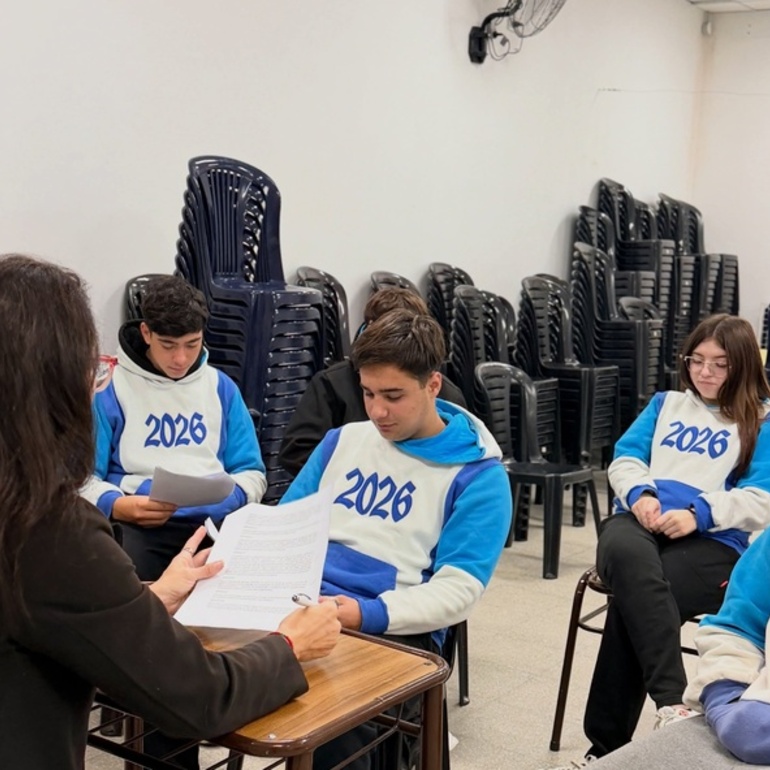 La actividad fue realizada de forma conjunta entre alumnos de 5&deg; a&ntilde;os y el &aacute;rea de Desarrollo Social.