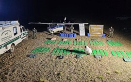 Villa Elo&iacute;sa. Cerca del aterrizaje cayeron dos pilotos de nacionalidad boliviana.