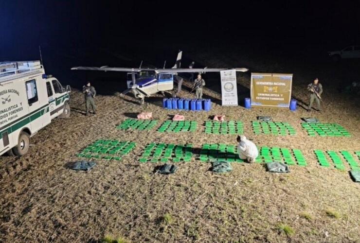 Villa Elo&iacute;sa. Cerca del aterrizaje cayeron dos pilotos de nacionalidad boliviana.