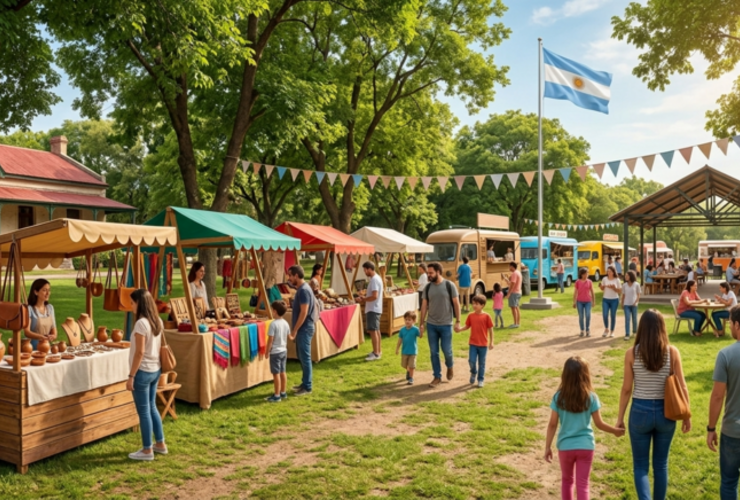 Imagen de Alvear celebra el fin de semana largo con un "Especial Feriados" en su tradicional feria y paseo gastron&oacute;mico