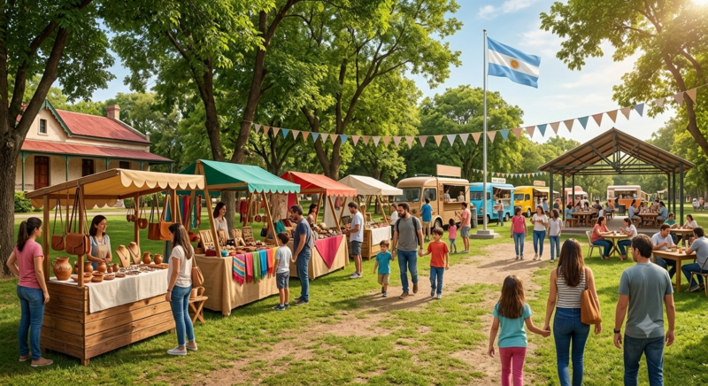 Imagen de Alvear celebra el fin de semana largo con un "Especial Feriados" en su tradicional feria y paseo gastron&oacute;mico