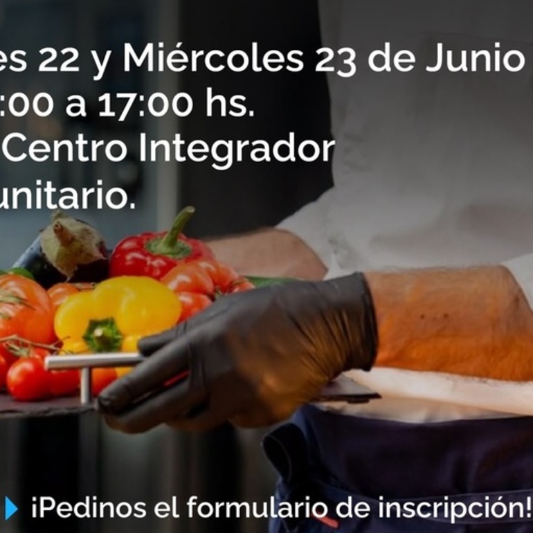Imagen de General Lagos: dictar&aacute;n un nuevo curso para obtener el Carnet de Manipulaci&oacute;n de Alimentos