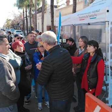 La situaci&oacute;n se registr&oacute; este mediod&iacute;a en la esquina de la municipalidad.
