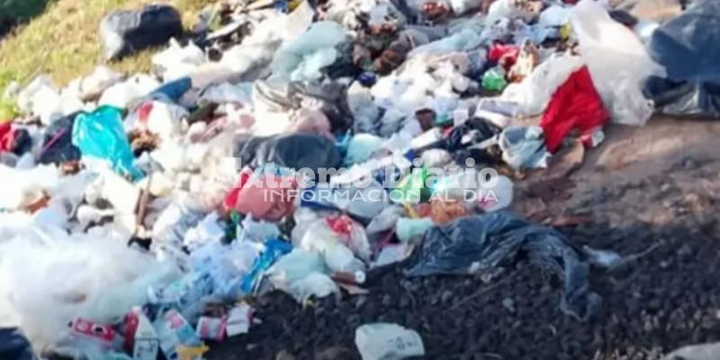 Imagen de Dami&aacute;n Salinas por la basura en Arroyo Seco: �Caminar entre la mugre es verdaderamente impactante e indignante�