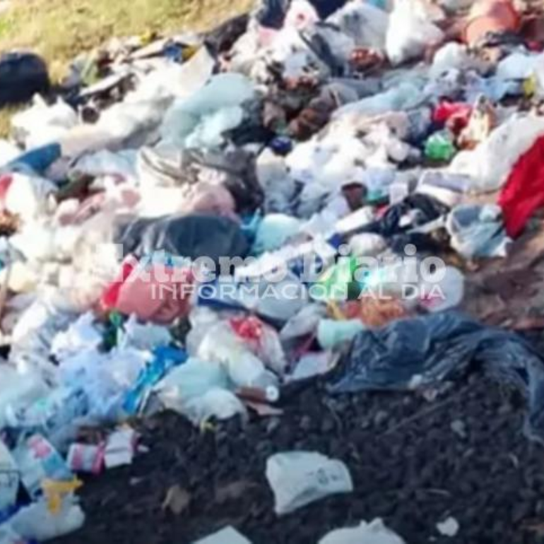 Imagen de Dami&aacute;n Salinas por la basura en Arroyo Seco: �Caminar entre la mugre es verdaderamente impactante e indignante�