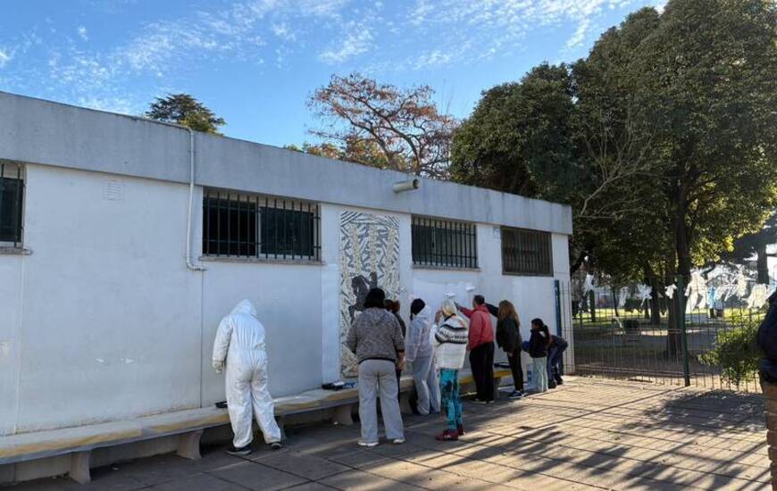 Imagen de Jornada de pintura en la Escuela N&deg; 247 "Mart&iacute;n Miguel de G&uuml;emes"
