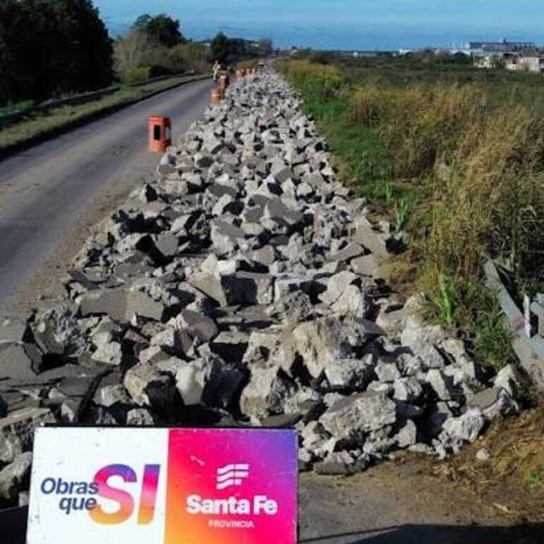 Imagen de Con una inversi&oacute;n millonaria, avanza la reconstrucci&oacute;n total de la Ruta Provincial 21 y el acceso al puerto de Cargill