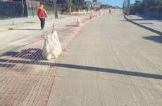 Imagen de Una obra estrat&eacute;gica: avanza la pavimentaci&oacute;n de calle Piedrabuena para potenciar el polo industrial de Alvear