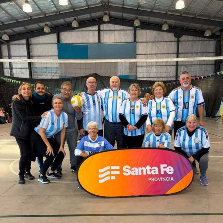 Imagen de Con un encuentro de Newcom, personas mayores de Arroyo Seco y Fighiera compartieron una jornada de "Santa Fe en Movimiento"