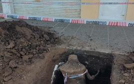 Imagen de Pol&eacute;mica en la obra de Ruta 21: pretenden instalar un sem&aacute;foro frente al garaje de un vecino y denuncian falta de respuestas municipales