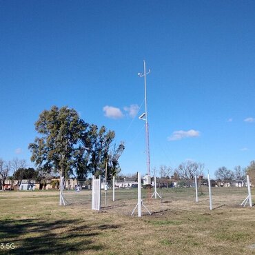 Imagen de Salto tecnol&oacute;gico en Coronel Dom&iacute;nguez: instalaron una estaci&oacute;n meteorol&oacute;gica de &uacute;ltima generaci&oacute;n