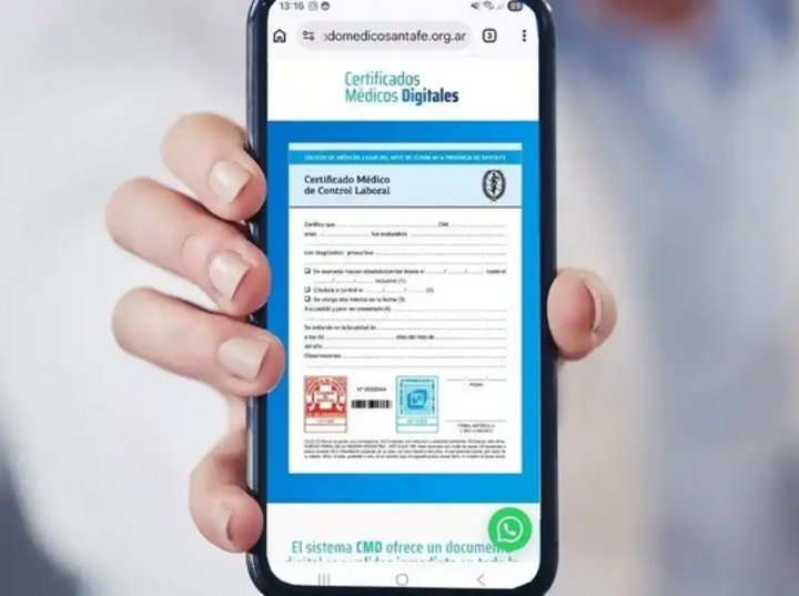 Imagen de La provincia de Santa Fe habilit&oacute; el certificado m&eacute;dico digital: c&oacute;mo funciona y qu&eacute; tr&aacute;mites se pueden hacer