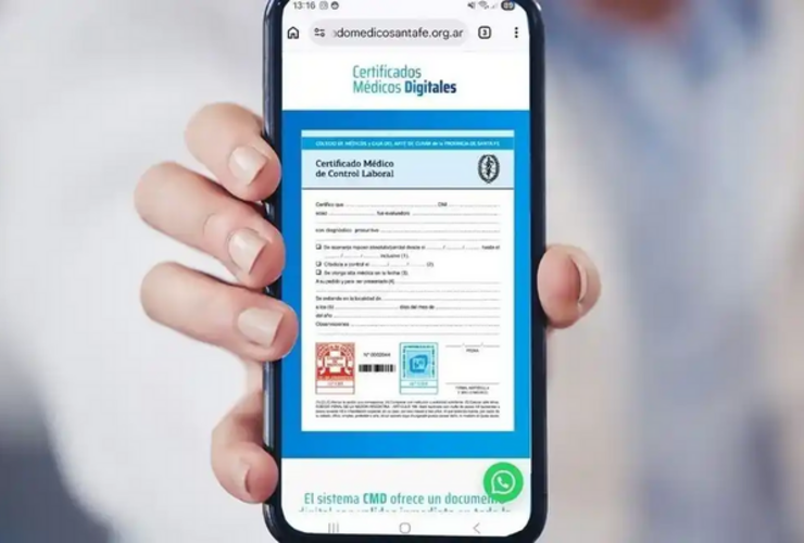 Imagen de La provincia de Santa Fe habilit&oacute; el certificado m&eacute;dico digital: c&oacute;mo funciona y qu&eacute; tr&aacute;mites se pueden hacer