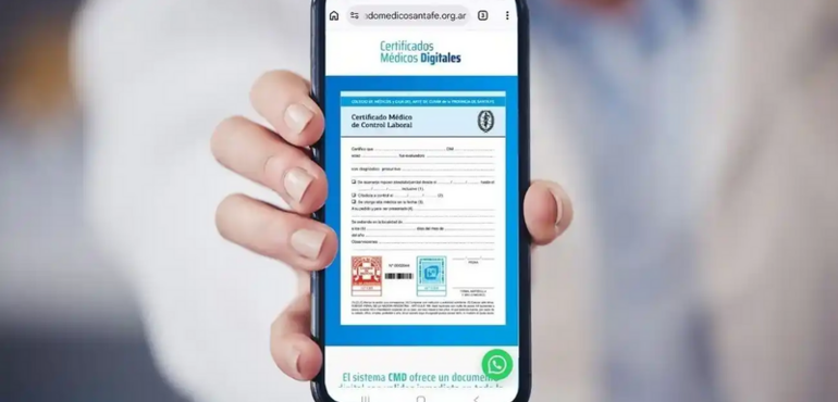 Imagen de La provincia de Santa Fe habilit&oacute; el certificado m&eacute;dico digital: c&oacute;mo funciona y qu&eacute; tr&aacute;mites se pueden hacer