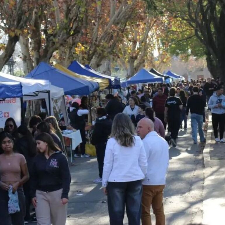 Imagen de Con pe&ntilde;as, ferias y m&uacute;sica en vivo, los vecinos de Arroyo Seco celebraron el D&iacute;a de la Independencia y el aniversario de la ciudad