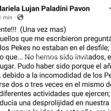El posteo que abri&oacute; el debate pero fue eliminado de sus redes sociales.