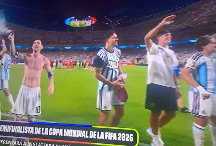 Imagen de &Eacute;PICA CLASIFICACI&Oacute;N: Argentina sufri&oacute;, lo destrab&oacute; en el alargue y est&aacute; en las semifinales del Mundial