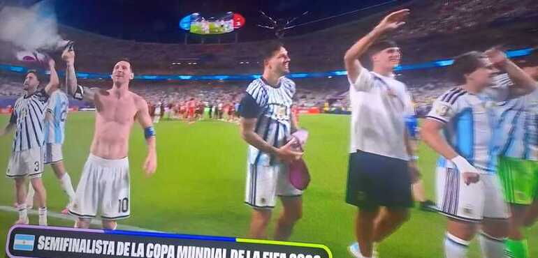 Imagen de &Eacute;PICA CLASIFICACI&Oacute;N: Argentina sufri&oacute;, lo destrab&oacute; en el alargue y est&aacute; en las semifinales del Mundial