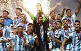 La selecci&oacute;n argentina fue campe&oacute;n en Qatar 2022