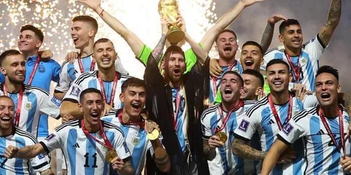 La selecci&oacute;n argentina fue campe&oacute;n en Qatar 2022