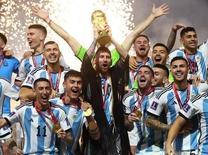 La selecci&oacute;n argentina fue campe&oacute;n en Qatar 2022