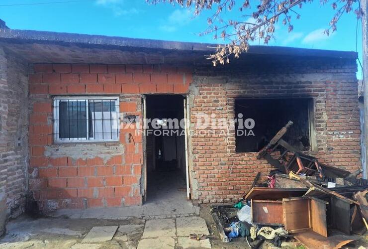 No le qued&oacute; nada. La casa est&aacute; sobre calle Urquiza al 200