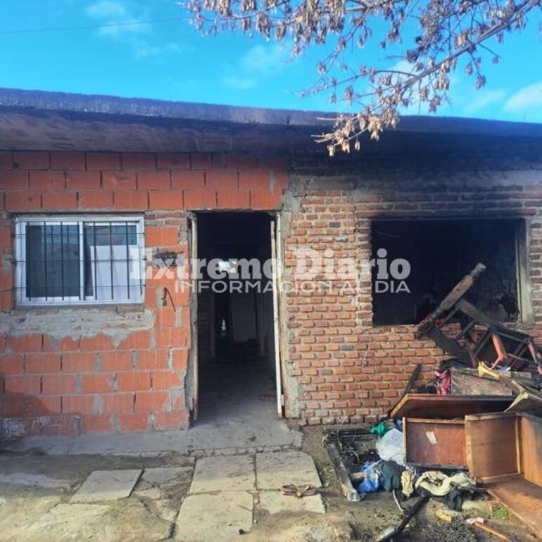 No le qued&oacute; nada. La casa est&aacute; sobre calle Urquiza al 200