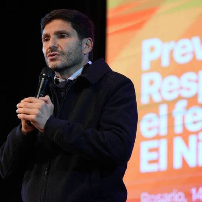 Imagen de Pullaro present&oacute; un plan estrat&eacute;gico y un fondo de $10.000 millones para mitigar el impacto de "El Ni&ntilde;o"