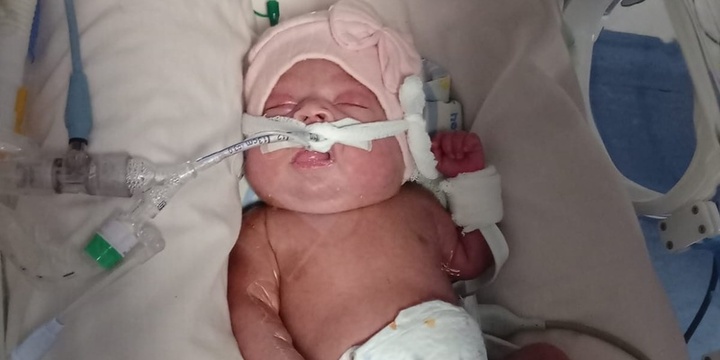 Su mam&aacute; nos envi&oacute; esta foto tomada hoy.