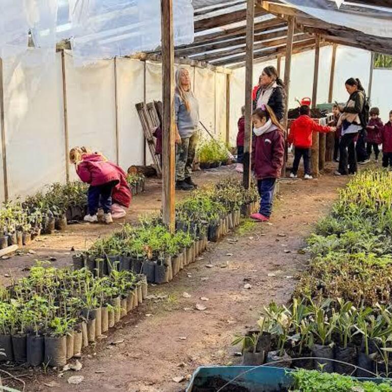 Imagen de Pueblo Esther construye un BioEspacio que unir&aacute; capacitaci&oacute;n, vivero propio y huerta familiar