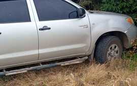 Imagen de Hallaron una camioneta con pedido de secuestro en General Lagos y encontraron una r&eacute;plica de arma de fuego