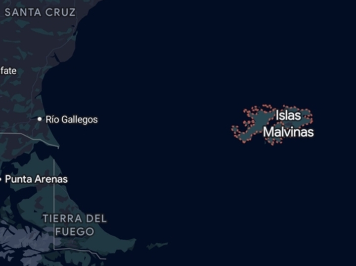 Imagen de Google Maps y Apple Maps actualizaron la denominaci&oacute;n del archipi&eacute;lago y muestran "Islas Malvinas"