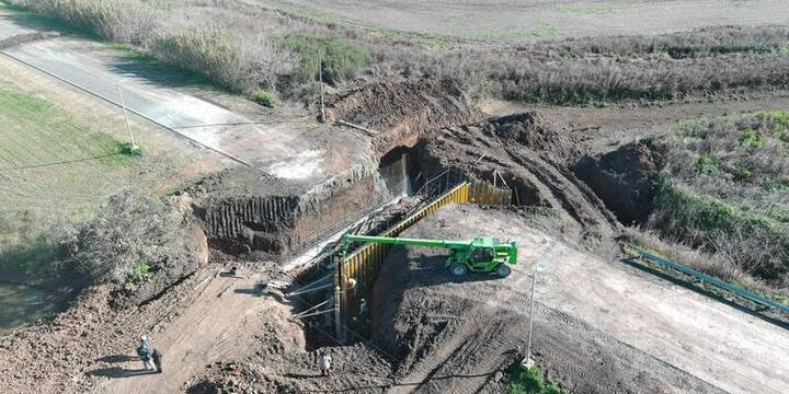 Imagen de Arroyo Fr&iacute;as una obra esperada durante d&eacute;cadas para evitar anegamientos