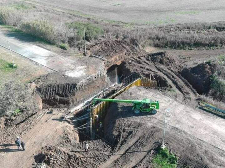 Imagen de Arroyo Fr&iacute;as una obra esperada durante d&eacute;cadas para evitar anegamientos