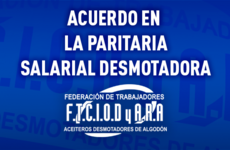 Imagen de Se firm&oacute; el acuerdo en la paritaria salarial desmotadora 2026