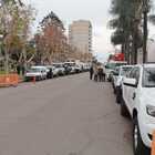 Ins&oacute;lito. Los veh&iacute;culos municipales salieron del corral&oacute;n pero para una manifestaci&oacute;n organizada por la Municipalidad