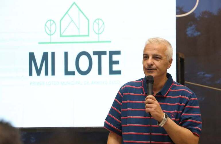 En noviembre de 2022, se sortearon los 60 terrenos del Loteo Mi Lote (Primer Loteo Municipal), fue durante la gesti&oacute;n de Nizar Esper. Foto: Archivo