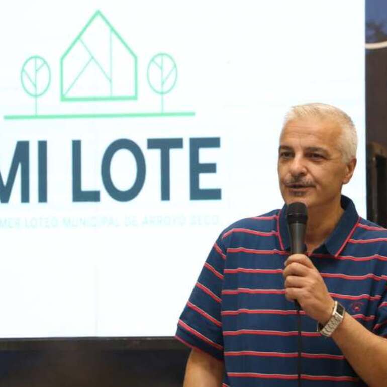 En noviembre de 2022, se sortearon los 60 terrenos del Loteo Mi Lote (Primer Loteo Municipal), fue durante la gesti&oacute;n de Nizar Esper. Foto: Archivo