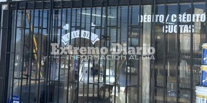Imagen de Nuevo hecho de inseguridad: roban en una ferreter&iacute;a de General L&oacute;pez y San Mart&iacute;n tras forzar las rejas y romper la vidriera