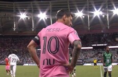 Leo ingres&oacute; en el inicio del segundo tiempo del partido ante el Le&oacute;n mexicano (MLS).