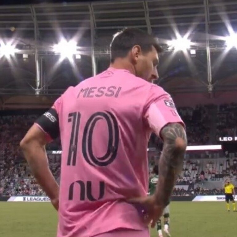 Leo ingres&oacute; en el inicio del segundo tiempo del partido ante el Le&oacute;n mexicano (MLS).