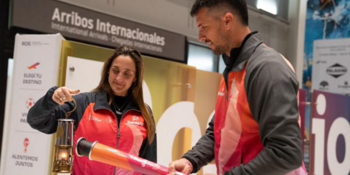 Imagen de La Antorcha Suramericana lleg&oacute; a Santa Fe e inicia un hist&oacute;rico recorrido por los 19 departamentos
