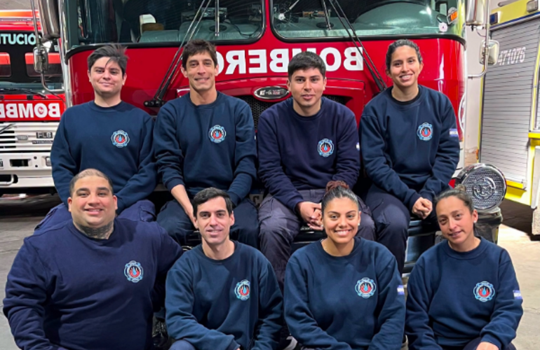 Imagen de Destacada participaci&oacute;n del cuartel de Villa Constituci&oacute;n en Arroyo Seco que fue sede del Encuentro Regional de Aspirantes a Bomberos
