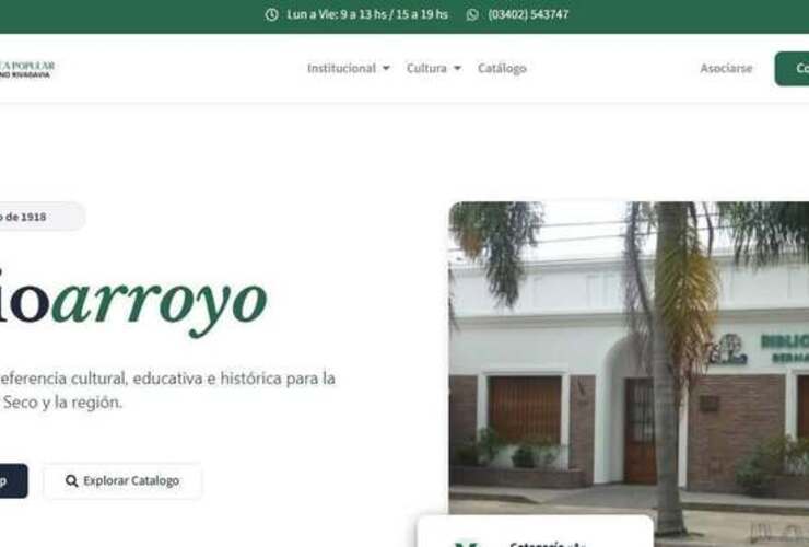 Imagen de Nuevo sitio web de la Biblio Arroyo