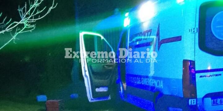 Personal del SIES brind&oacute; atenci&oacute;n a la familia y a la v&iacute;ctima golpeada.