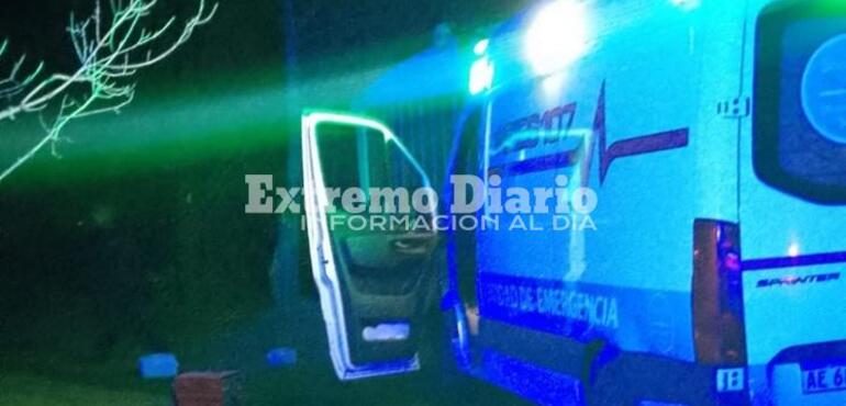 Personal del SIES brind&oacute; atenci&oacute;n a la familia y a la v&iacute;ctima golpeada.