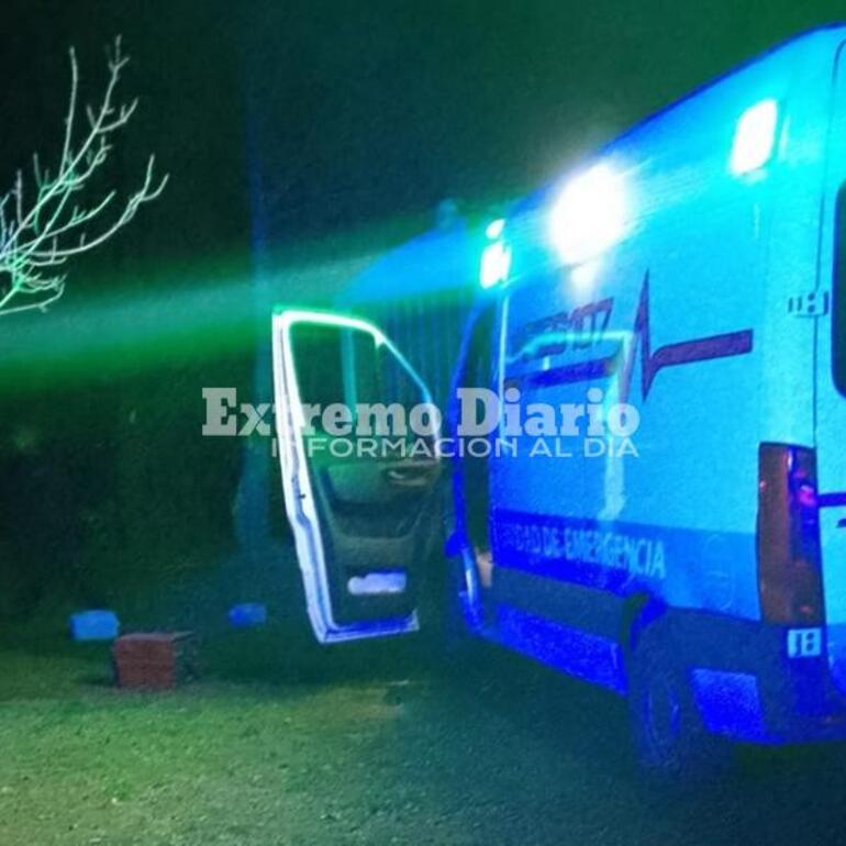 Personal del SIES brind&oacute; atenci&oacute;n a la familia y a la v&iacute;ctima golpeada.