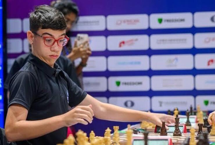 Imagen de Faustino Oro consolida su lugar en la &eacute;lite tras vencer nuevamente al n&uacute;mero uno Magnus Carlsen
