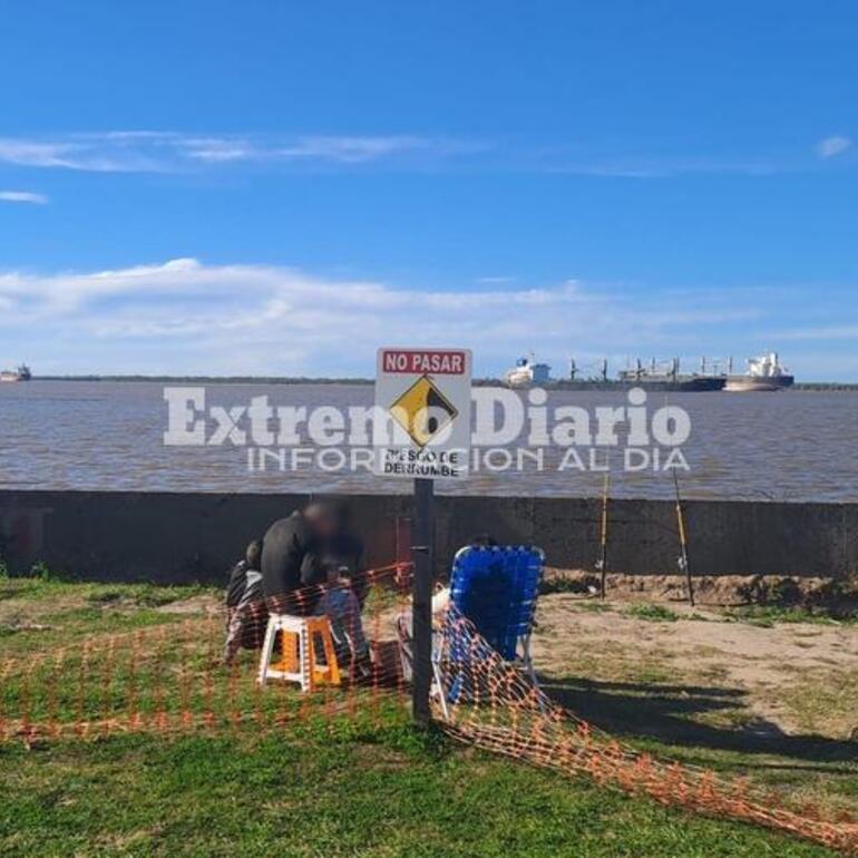 Imagen de Colocaron se&ntilde;alizaci&oacute;n preventiva pero siguen usando el sector