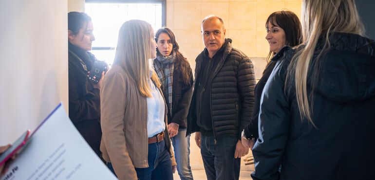 Imagen de Alvear: Recorrida de autoridades en la Colonia Hogar Astengo y entrega de fondos FANI